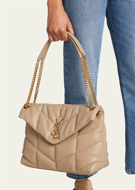 ysl medium lou bag|YSL loulou puffer bag large.